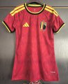 2026 Belgium Home girl Soccer Jersey